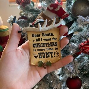Hunting Christmas Tree Ornament